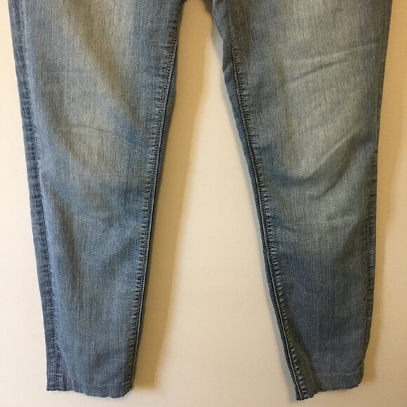 Bootlegger Blue Denim Skinny Easy Jeans - Picture 4 of 14
